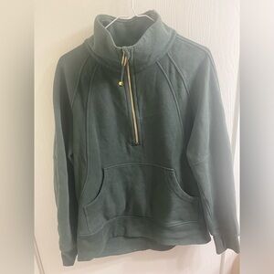 Scuba Oversized Funnel-Neck Half
Zip Long size xs/s